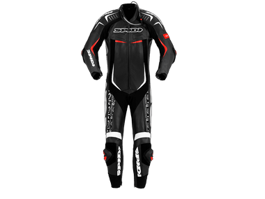 Spidi Laser Pro Perforated Motorcycle Leather Racing Suit Black