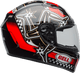 Bell "Qualifier DLX" Mips Motorcycle Helmet Isle Of Man 2020 Gloss/Red/Black/White