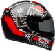 Bell "Qualifier DLX" Mips Motorcycle Helmet Isle Of Man 2020 Gloss/Red/Black/White motorcycle helmet