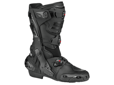 SIDI Rex Air Motorcycle Boots Black/Red: MOTO-D Racing