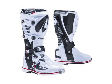 Forma Predator 2 Dirtbike Racing Boots | White: MOTO-D Racing