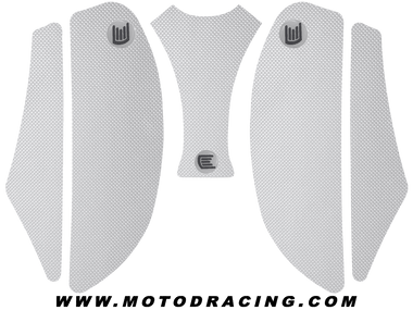 Kawasaki ZX-6R Tank Grips (07-08) | Clear Tank Pads | Eazi-Grip