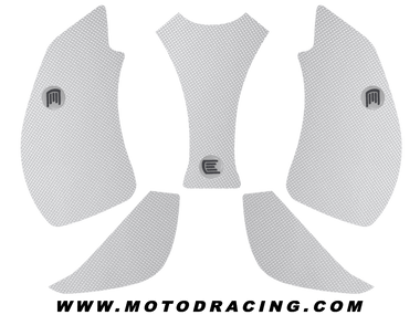 seri様 Eazi-Grip KTM Duke 390 Tank Grips (Micro-Grip) (Clear): MOTO-D Racing