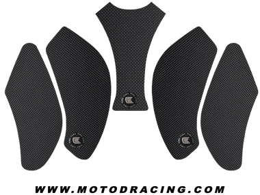 Kawasaki ZX-6R Pro Tank Grips (13-18) | Black Tank Pads | Eazi