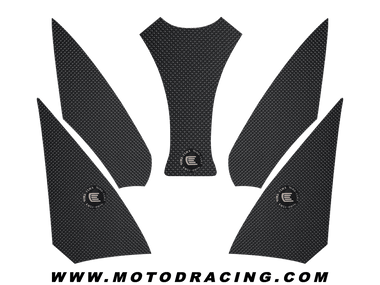 Kawasaki Z125 Tank Grips | Clear Tank Pads | Eazi-Grip: MOTO-D Racing