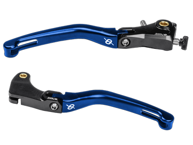 Bonamici Kawasaki ZX-6R Folding Levers (05-18) (Black): MOTO-D Racing
