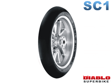 Pirelli Diablo Superbike SC1 Tyre - 120/70 R17 Front, Soft Slick