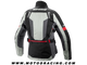 Spidi Outlander Adv Motorcycle Jacket Black / Grey Red rear