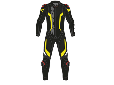 Spidi Laser Pro Perforated Motorcycle Leather Racing Suit Black