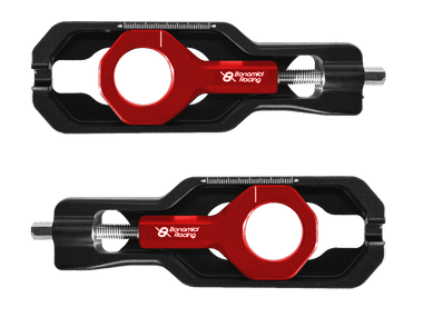 Bonamici Kawasaki Ninja ZX-6R Chain Adjuster (2019+) (Blue): MOTO