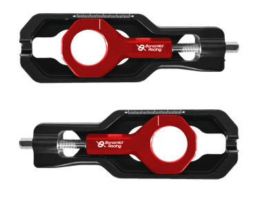 Bonamici Kawasaki Ninja ZX-6R Chain Adjuster (2019+) (Black): MOTO