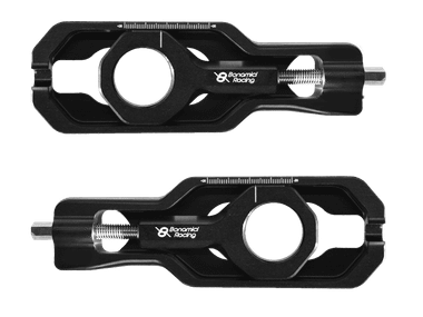 Bonamici Kawasaki Ninja ZX-6R Chain Adjuster (2019+) (Black): MOTO