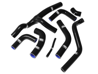 Samco Radiator Hose Kit Kawasaki ZX-14 (2006+) (Black): MOTO-D Racing