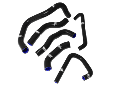Samco Radiator Hose Kit Kawasaki ZX-6R (07-08) (Black): MOTO