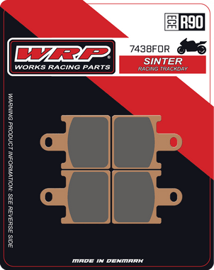 WRP Brake Pads Sinter Racing / Trackday 7560 F0R - Front (2/pc