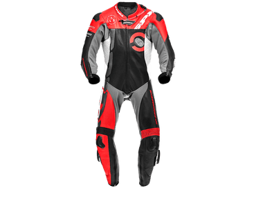Spidi Laser Pro Perforated Motorcycle Leather Racing Suit Black