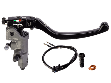 brembo Racing19 RCS ブレーキ Brembo 19 RCS Radial Brake Master Cylinder w/ Folding Lever: MOTO