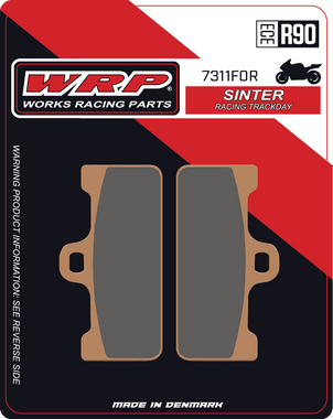 WRP Brake Pads Sinter Racing / Trackday 7311 F0R - Front (2/pc