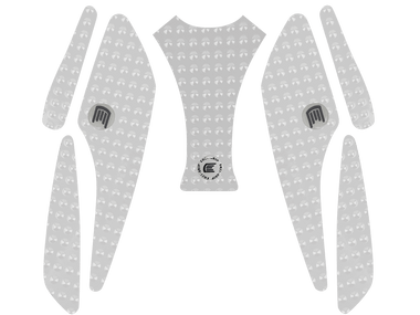Kawasaki ZX-6R Tank Grips (07-08) | Clear Tank Pads | Eazi-Grip