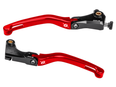 Bonamici Kawasaki ZX-6R Folding Levers (05-18) (Black): MOTO-D Racing