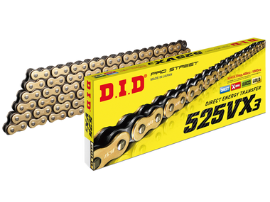 D.I.D バイク用チェーン 525ZVM-X-102ZB 値下げ♪ DID Super Street X-Ring ZVMX Sportbike Motorcycle Chain (525ZVMX