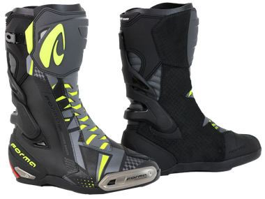 Forma Ice Pro-Flow Motorcycle Racing Boots | Black/Red: MOTO-D Racing