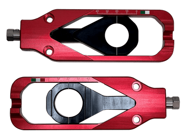 Accossato Yamaha R1 Chain Adjuster (2020+) (Red): MOTO-D Racing