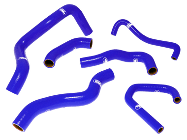 Samco Radiator Hose Kit Kawasaki ZX-6R (2009+) (Blue): MOTO-D Racing