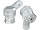 MOTO-D Angled Motorcycle Valve Stems 8.3MM - silver