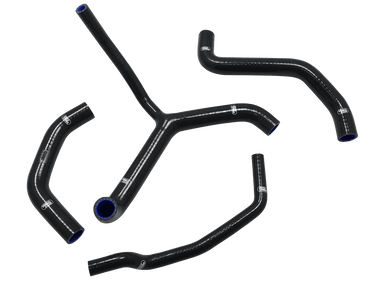 Samco Radiator Hose Kit Kawasaki ZX-14 (2006+) (Black): MOTO-D Racing
