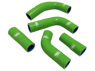 Samco Radiator Hose Kit Kawasaki Ninja 300 (Green): MOTO-D Racing