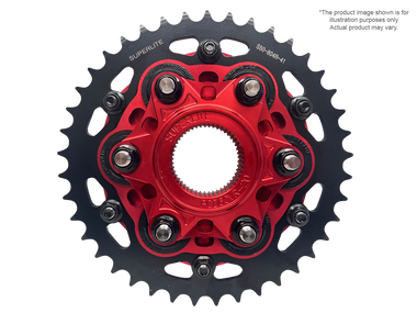 DUCATI MONSTER レッドパーツ 3点セット Superlite Chain & Sprocket Kit | Ducati Monster 800 S2R (05-08