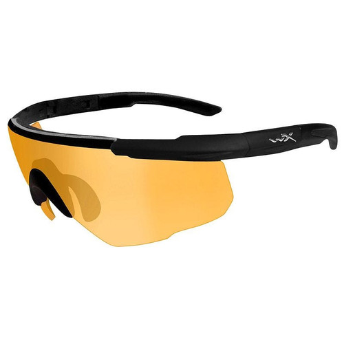 WileyX Saber Advanced Rust Lenses with Matte Black Frame