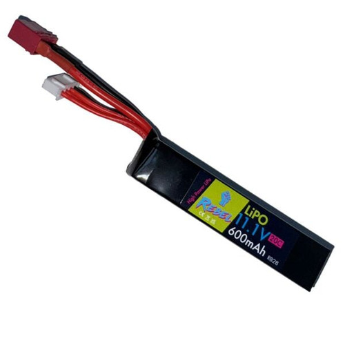 Rebel 11.1v 600mah Lipo (EMG Battery)