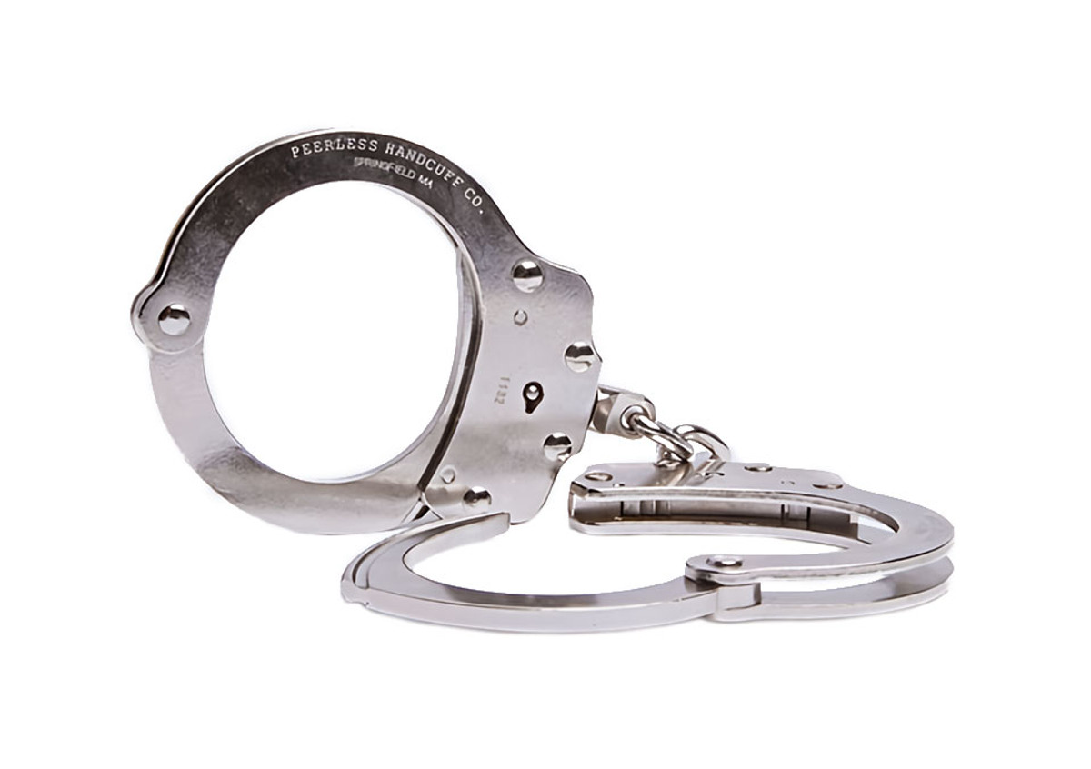 Chain Link Handcuff, Nickel Finish, Model 700C Chain Link Handcuff, Nickel Finish, Model 700C