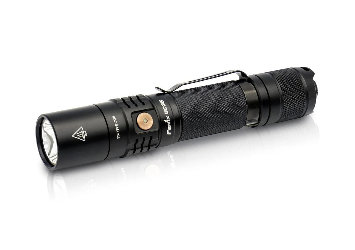 Fenix UC35 V2.0 Compact Rechargeable Tactical Flashlight, Black Fenix UC35 V2.0 Compact Rechargeable Tactical Flashlight, Black
