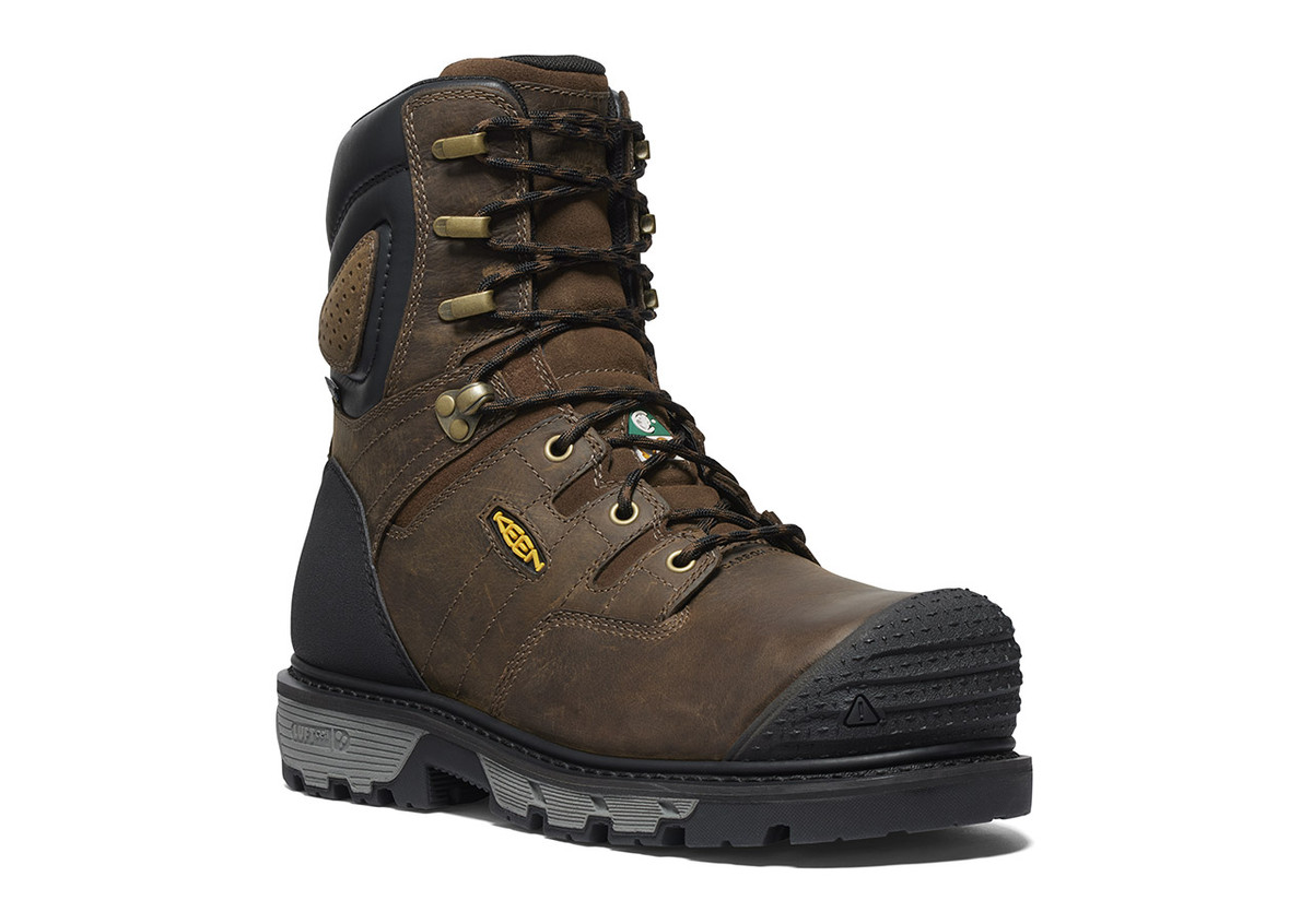 Keen Men's Heavy Duty CSA Camden 8" Boot, Waterproof, Dark Earth/Black Keen Men's Heavy Duty CSA Camden 8" Boot, Waterproof, Dark Earth/Black
