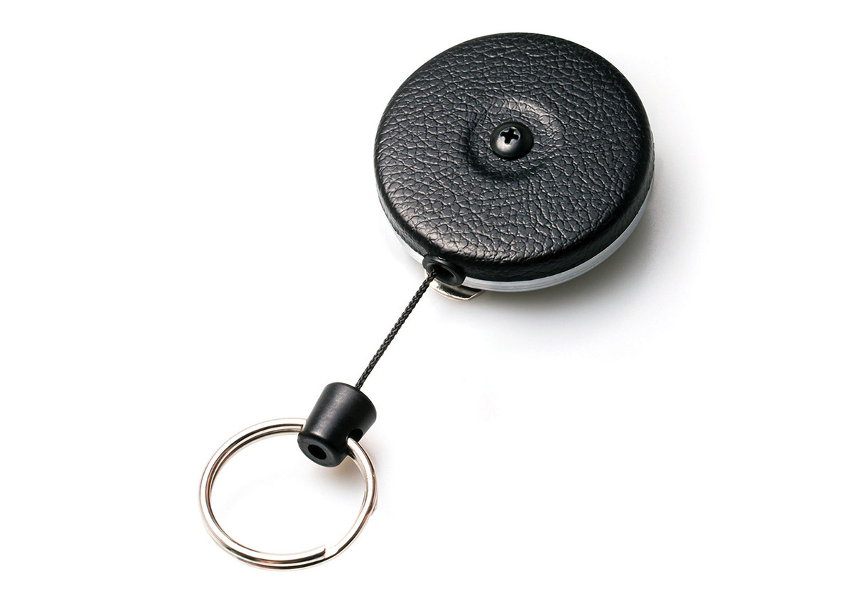 Key-Bak Original Super Duty Self Retracting Reel Keychain, Standard Clip, Black Vinyl From, PAC Key-Bak Original Super Duty Self Retracting Reel Keychain, Standard Clip, Black Vinyl From, PAC
