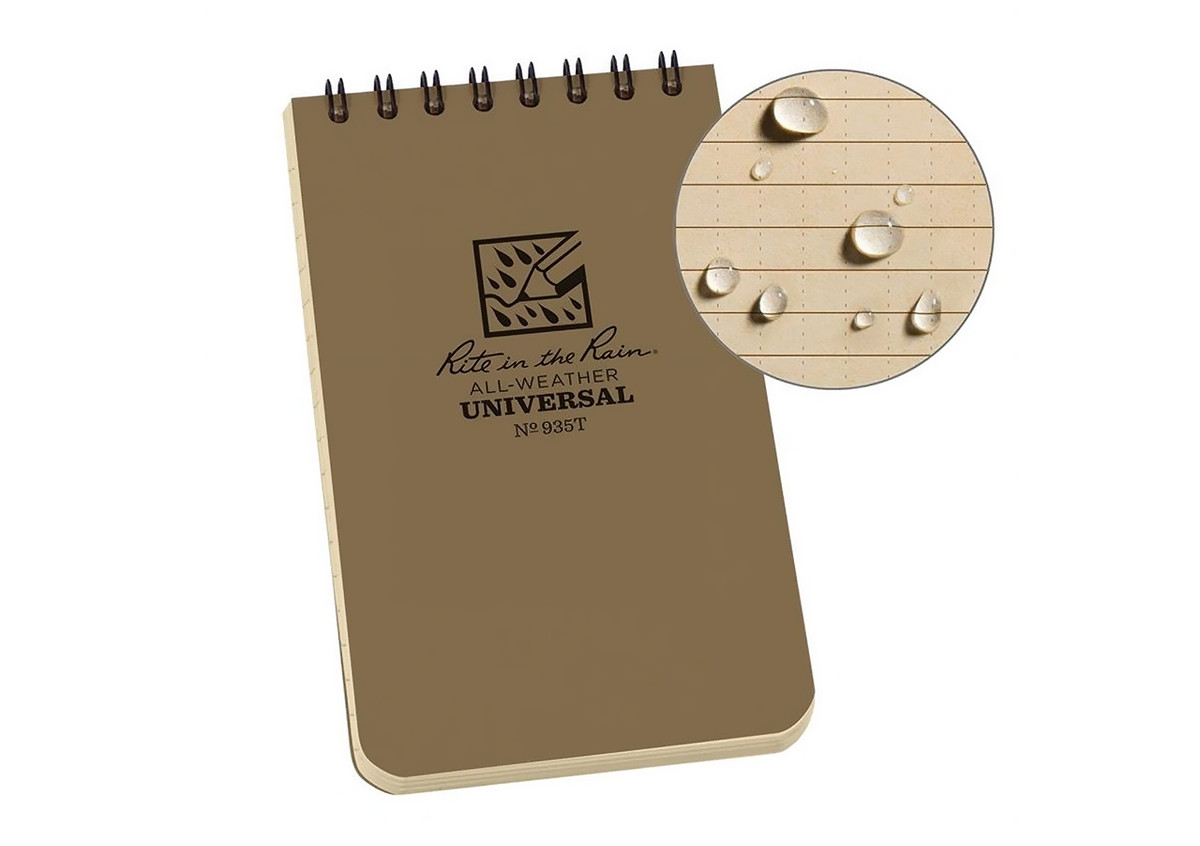 Top Spiral 3 X 5 Notebook, Tan