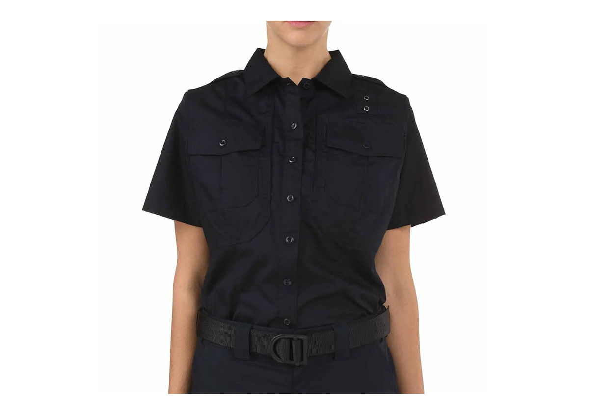5.11 Taclite PDU Class B Short Sleeve Shirt, Womens, Midnight Navy