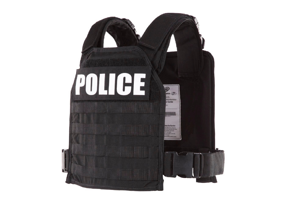 Active Shooter Steel Plate Carrier, With ID Panels