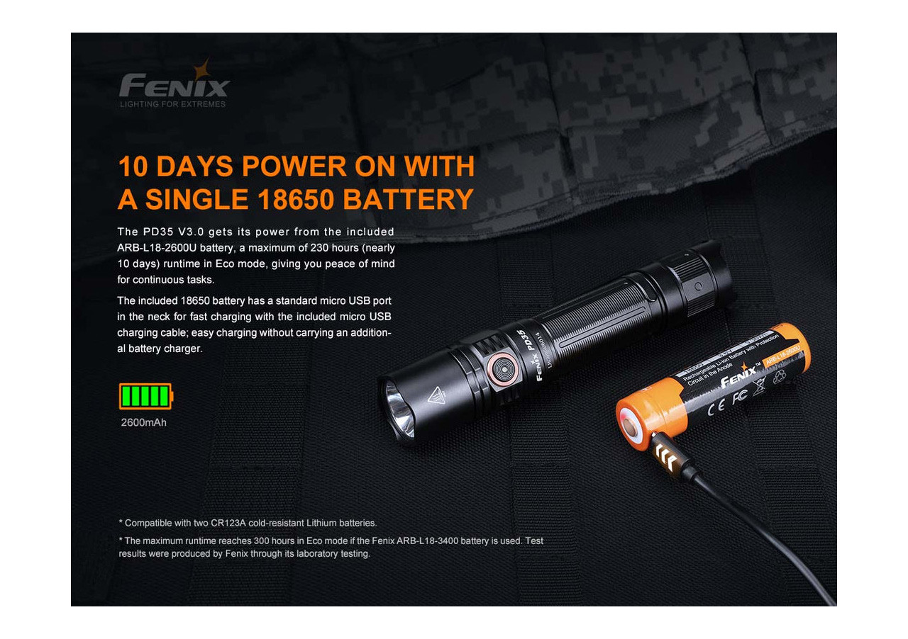 PD35 V3.0 High-Performance Compact Tactical Flashlight