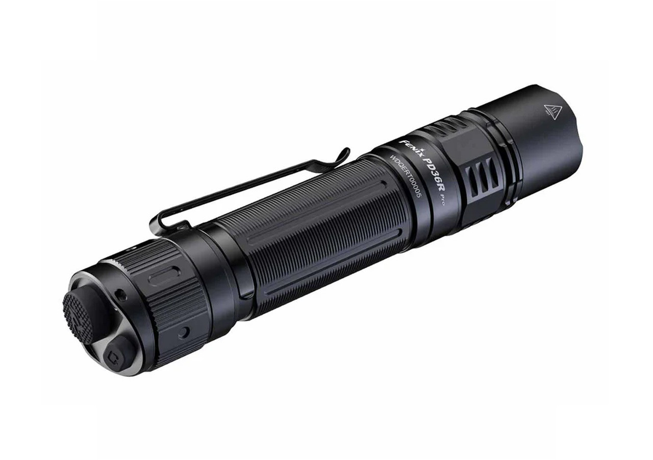 PD36R-PRO Heavy Duty Rechargeable Dual Rear-Switch Tactical Flashlight