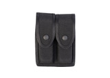 Double Magazine Case, Black Ballistic Nylon, Fits Beretta; Glock; H&K, X627-7