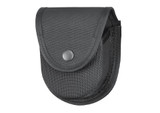 Double Handcuff Case, Black Ballistic Nylon, Fits Belt Up To 2-1/4 Inch