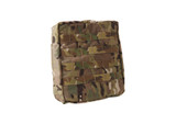 Large Gas Mask Pouch With Molle Front, Zipper Bottom, 11 X 9.25 X 4.5 Inch