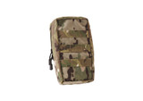 Vertical Utiltiy Pouch With Molle Front And Zipper Closure, 8.5 X 4.5 Inch