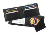 Horizontal Hidden Badge Credit Card Wallet (2 3/4" x 4")
