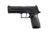 P320, 9mm, 4.7In, Nitron, Blk, DAO, Contrast Sights, Modular Polymer Grip, (2) 17Rd Steel Mag, Rail
