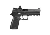 P320, 9mm, 4.7In, Nitron, Blk, Striker, Contrast, Mod Poly Grip, (2) 17Rd Steel Mag, Romeo1Pro, Rail